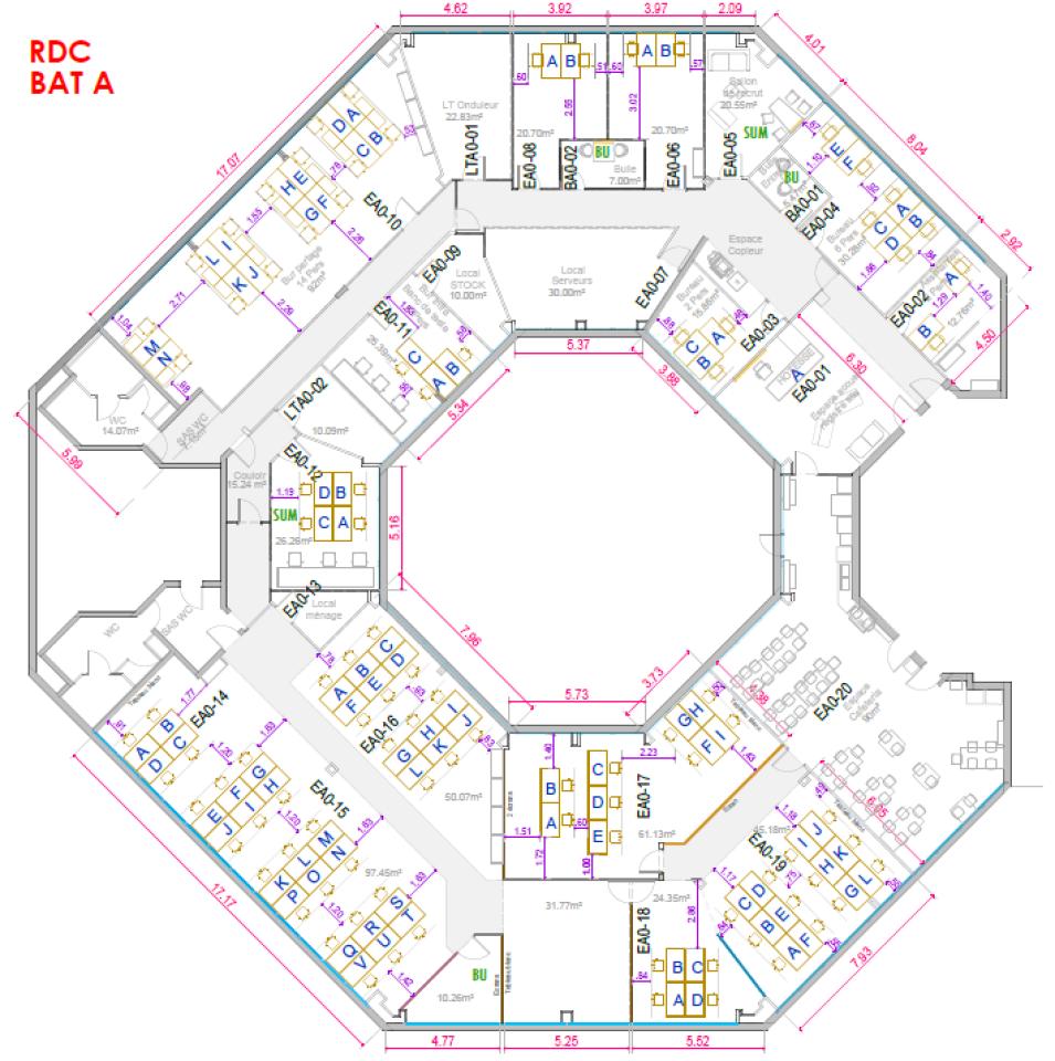 Bureau Toulouse 2412m² Location bureau Toulouse Haute-Garonne OLBUR2315635 27